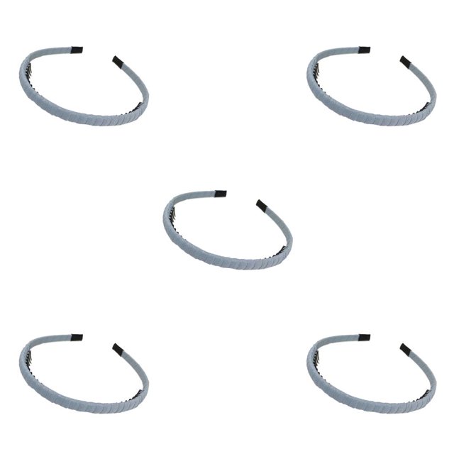 Sonducket Accesorios para el cabello con Suministros para el de la cara Diadema simple Ropa de diario Accesorio a juego Ducha Diadema Usar gris Type2 NO2