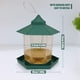 thumbnail image 4 of Comedero para pájaros silvestres con forma de estrella intermitente para decoración exterior de jardín, patio, hexágono, con techo, 4 of 5