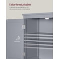 thumbnail image 3 of VASAGLE Gabinetes para Baño con 2 Cajones y 2 Puertas Estante Regulable 30x60x110 cm, 3 of 5