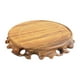 thumbnail image 3 of Soporte de exhibición de esculturas de figuras con base de madera, maceta de piedra maciza de madera y florero 10cm, 3 of 9