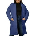 thumbnail image 4 of Panda Uniform by HeedFit Unisex 40" Lab Coat, 6XL, Navy, 4 of 7