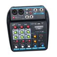 thumbnail image 3 of Mezclador de 4 canales, procesador Digital USB multifuncional con placa de sonido para, 3 of 9