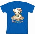 thumbnail image 3 of Beary Cute Teddy Bear Boy's Natural Crew Neck Short Sleeve Tee-Medium, 3 of 4