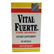 Vital Fuerte Regular Dietary Supplement 30 Cap - Suplemento Multivitaminico (Pack of 24)