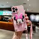 thumbnail image 1 of Para Honor X7A 50 Lite 60 70 80 X9 X8 X7 X6 X6S Magic 4 Pro X9A X8A Funda De Teléfono Suave Minnie Cute Con Correa, 1 of 4