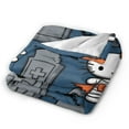 thumbnail image 4 of Halloween Cute Hello Kitty Blanket Kawaii Air Conditioning Blanket Nap Blanket Bed Living Room Blanket 30x40 H-9, 4 of 5