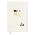 thumbnail image 1 of Cuaderno nupcial Kate Spade New York, tapa dura 8.25"x5.25" con 200 páginas rayadas, señorita a señora. (70 characters), 1 of 3