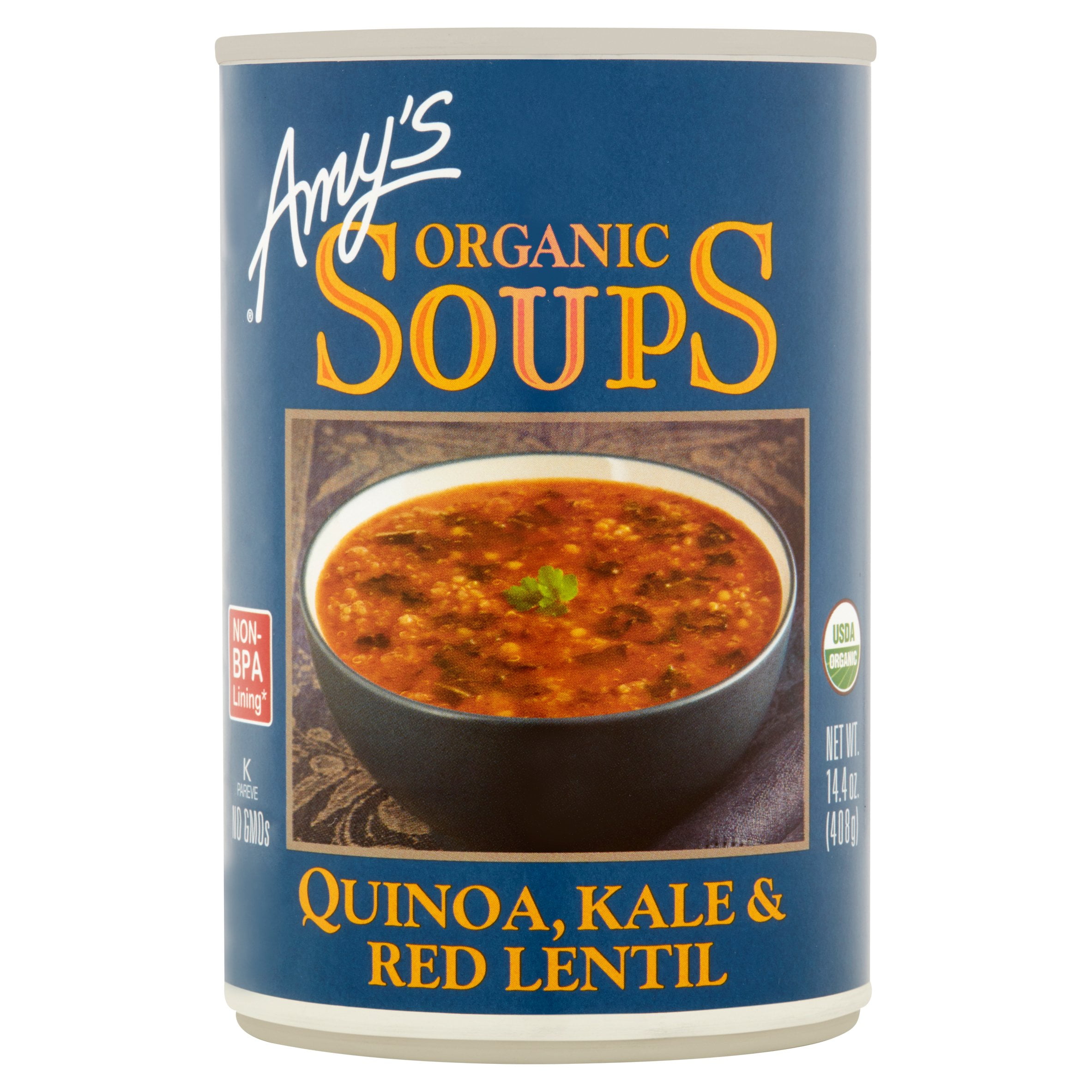 Amys, Soup Red Lentil Kale Quino, 14.4 Oz (Pack Of 12) by Amy's Kitchen Inc.