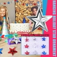 thumbnail image 1 of XWSHYW Adornos Colgantes Adorno de Estrella Colgante para Árbol de Navidad, Adorno para Día Patriótico, Rojo y Azul, 1 of 6