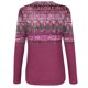 thumbnail image 3 of ICHUANYI Liquidación Tops para Mujer Casual Manga Larga Tops de Verano Camisetas con Estampado Camisetas con Cuello en V de Moda ICHUANYI WER202308231033, 3 of 5