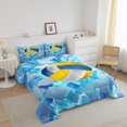 thumbnail image 3 of Erosebridal Volleyball Bedding Twin Comforter Set,Geometry Gradient Down Comforter,Sports Theme Decor,Reversible,Lightweight,2pcs, 3 of 7