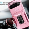 thumbnail image 4 of Funda para GANGXUN Google Pixel 9 Pro XL - Soporte metálico, Función magnética, Rosa, 4 of 5