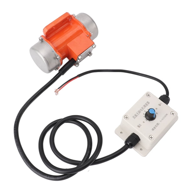 Motor Vibrador De 24 V Sin Cepillo, aleación De Aluminio Motor De Vibración Eléctrica De 30 W Motor Eléctrico Pequeño Con Controlador Vibradores De Concreto Sin Escobillas