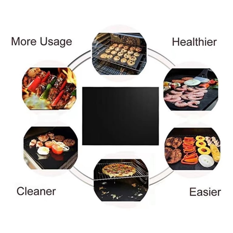 Aedavey BBQ Grill Mat Set, 5-Pack Non-Stick Mats photo 7