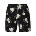 thumbnail image 4 of Lsque Mens Swim Trunks Rose Flowers Pattern - Bathing Suit Compression Liner - Beach Swim Shorts Swimwear - (S-3XL) - Stretch Quick Dry -Small, 4 of 9