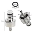 thumbnail image 2 of Brew Beer Ball Lock Keg Disconnect Barbed Swivel Dispenser Carbonation Cap Set, 2 of 4