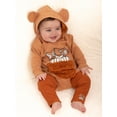 thumbnail image 6 of The Lion King Newborn Baby Boys Cosplay Simba Hooded Bodysuit and Pants, 2-Piece Outfit Set, Sizes 0/3 Months - 24 Months, 6 of 9