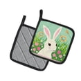 thumbnail image 2 of Carolines Treasures VHA3023PTHD Easter Bunny Rabbit Pair of Pot Holders, 2 of 3