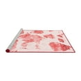 thumbnail image 2 of Ahgly Company Machine Washable Indoor Rectangle Abstract Red Modern Area Rugs, 8' x 10', 2 of 4