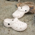 thumbnail image 6 of Rokment Womens Mens Clogs with Back Straps Wide Width Comfortable Quick Drying Closed Toe Orthopedic Walking Slip on Slippers Garden Shoes Barefoot Water Sandals for Beach White Size 7.5, 6 of 6