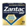 Zantac 360 Maximum Strength Famotidine Antacid Tablets, Heartburn Relief and Acid Reducer Medicine, 20 mg, 90 Count