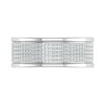thumbnail image 3 of 0.30 Carat Round Diamond Wedding Band Ring in 10K White Gold - IGI Certified (Ring Size 7) (I1-I2 Clarity), 3 of 4