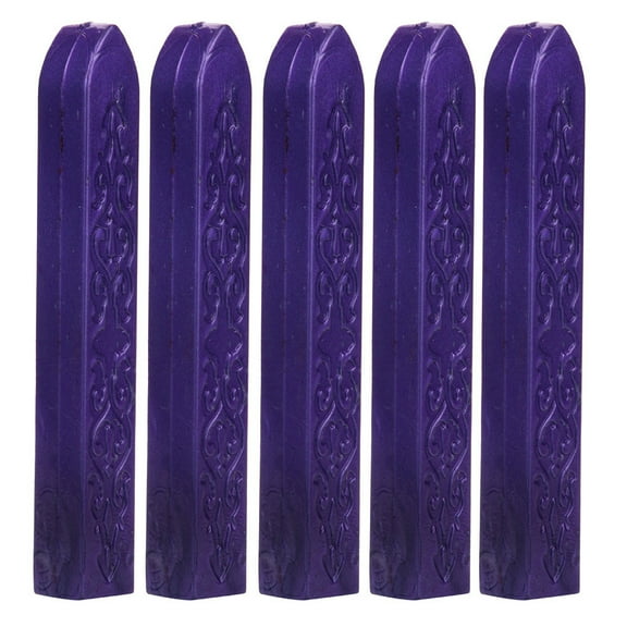SUSHANG 5PC Seal Seal Wax 5PC Vintage Manuscript Sealing Seal Wax Sticks Wicks for Postage Letter