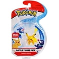 thumbnail image 1 of Figura de acción Pokémon Battle, 5 cm, Pikachu y Popplio, paquete de 2, 1 of 1