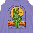 thumbnail image 2 of Instant Message - Cactus Peace Sign - Toddler & Youth Girls A-line Dress, 2 of 5