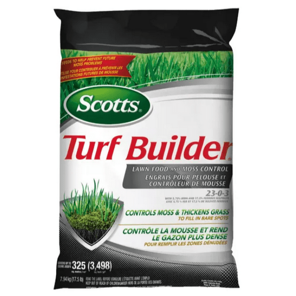 7.94kg Turf Builder Moss Control and Lawn Fertilizer