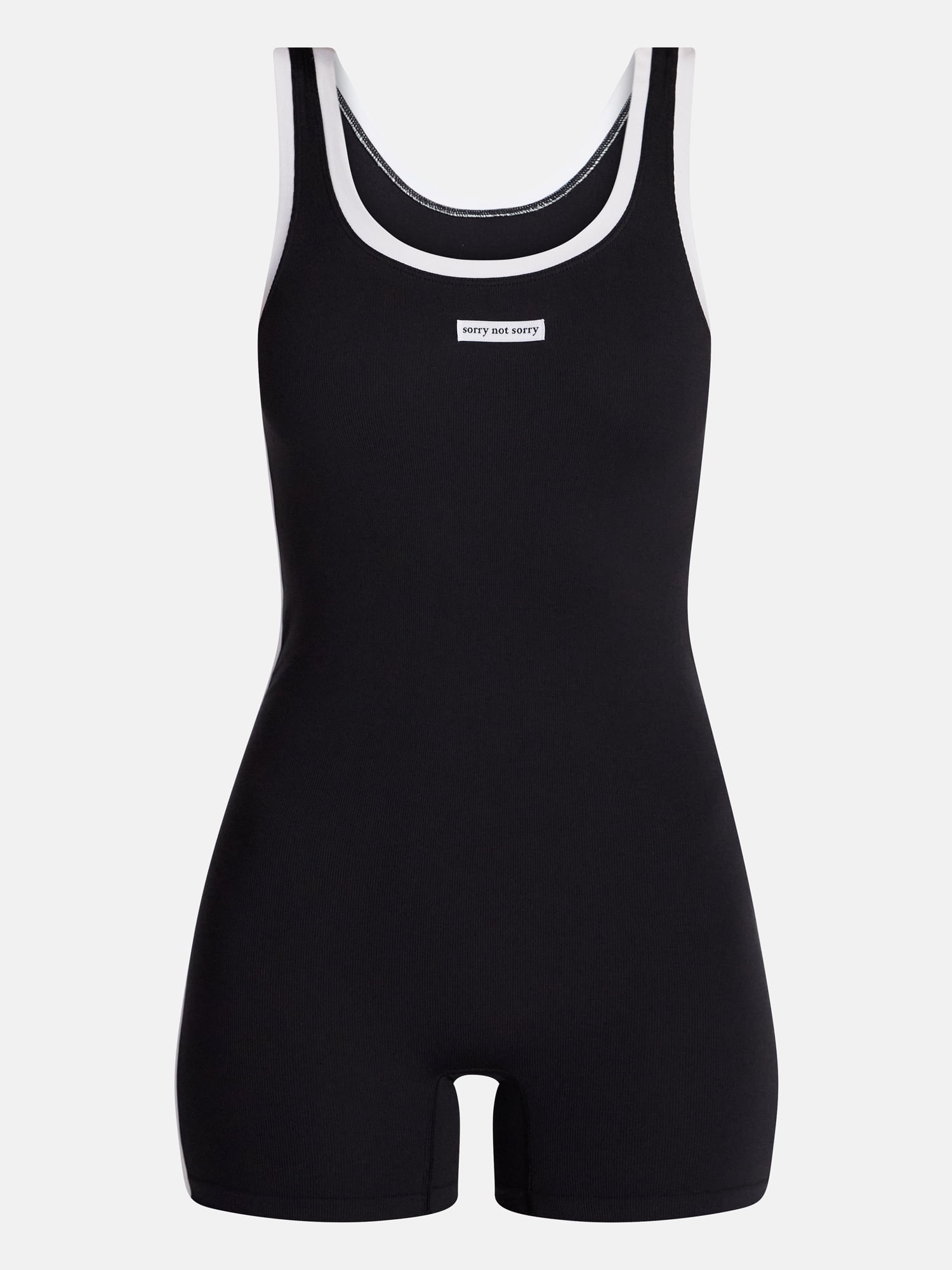 No Boundaries Seamless Trimmed Romper, Women's XS-XXXL