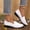 White, variant on YOUYEDIAN Loafers for Women Pointed Toe Versatile Wedge Heel Fashion Slip On Breathable Soft Flats Casual Knit Mesh Comfortable Walking Shoes