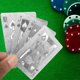 thumbnail image 1 of 54 hojas/juego de cartas de póker de lámina plateada resistente a los arañazos a prueba de agua Likrtyny juguetes de los niños, 1 of 9