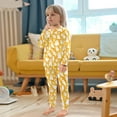 thumbnail image 5 of joogoo Ghost Halloween 2 Piece Long Sleeve Tee and Pants Cotton Pajama Set 6Y, 5 of 7