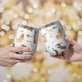 thumbnail image 2 of 12oz Stemless Wine Tumblers Cartoon Dachshund Vacuum Insulated Stainless Steel Travel Tumbler Cups Mug with Lid and Straw for Champaign,Cocktail,Beer with Cleaning Brush, 2 of 5