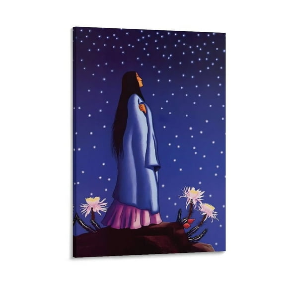 Poster Art R.C. Gorman Artworks Picture Print Poster Wall Art Painting Canvas Gift Decor Home Posters Decorative 16x24inch(40x60cm)