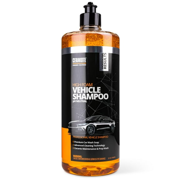 Champú para vehículos CERAKOTE, 946 ml, pH neutro, aroma cítrico