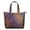 Purple And Orange, variant on Red Cheetah Leopard Pattern Travel Tote Bags for Women Carry On,Large Weekender Bags for Women Travel,Multi Functional Duffle Bag for Work,Shopping,Sports