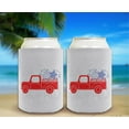 thumbnail image 6 of Memorial Day Cookout Favors Stars and Stripes Truck Light Blue 12-Pack Can Coolers Coolies, 6 of 8