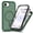 Green, variant on ELEHOLD For iPhone 17e/iPhone 16e Magnetic Case,Built-in Screen Protector Dual-Layer Shockproof Frosted Full Body Non-Slip Cover , Black