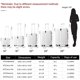 thumbnail image 2 of Luggage Hanke de 24 pulgadas con ruedas giratorias, policarbonato, carcasa rígida, cierre TSA, 2 of 9