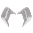 thumbnail image 4 of 1 Par (L\u0026R) Plástico ABS Car Side Vent Flujo Etiqueta De Admisión Side Vent Sticker Etiqueta Simulación De Coche Plata DYNWAVEMX Simulación de branquias de tiburón lateral de capucha, 4 of 8