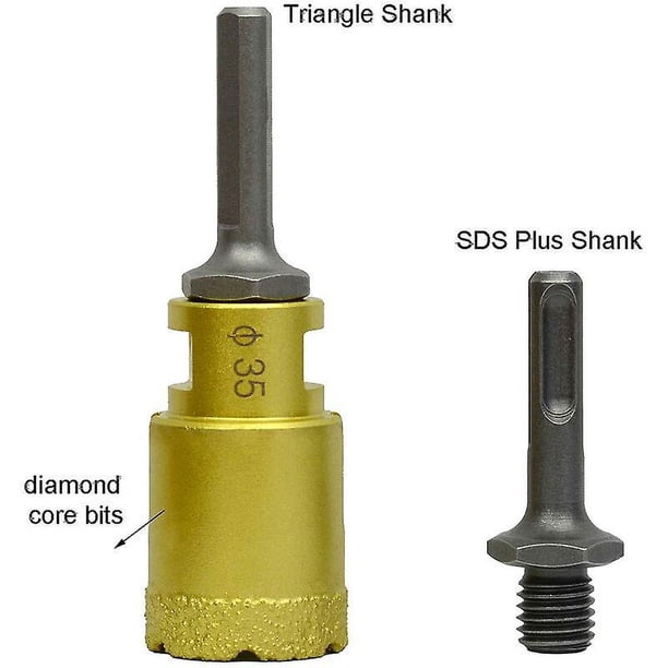 YMYNY 2 Adaptadores De Rosca Macho M14 A Hembra SDS Plus Y Hembra Triangular Para Broca De Amoladora 87856899