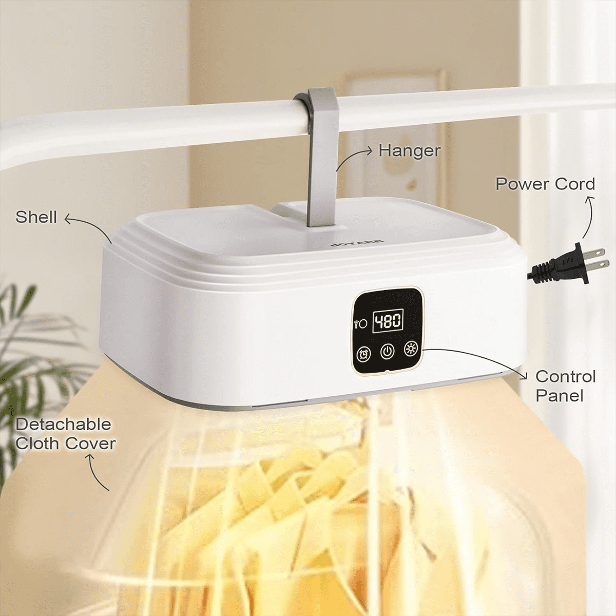 SHETINAR Electric Compact Foldable Dryer