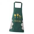 thumbnail image 1 of 2 Delantales De Cocina A La Moda, Resistentes Al Aceite, Impermeables, Para Adultos, , Regalos Para Papá Y Mamá, Estampado De Flores, 1 of 7