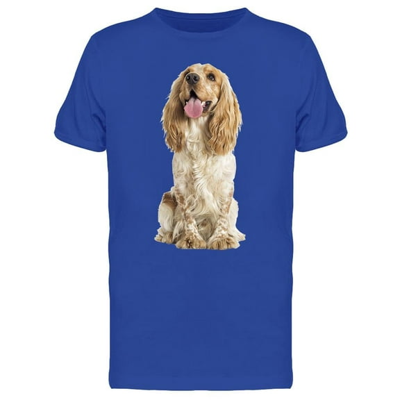 Cute English Cocker. Portrait  T-Shirt Men -Image by Shutterstock, Male Small
