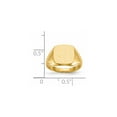 thumbnail image 2 of 14k Yellow Gold Hollow Signet Ring Size 5 Ring for Women - 2.5 Grams, 2 of 2