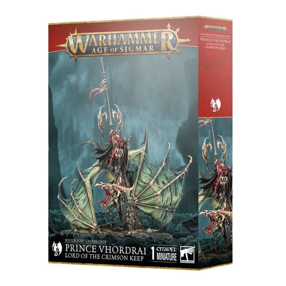 Warhammer: Soulblight Gavelords Prince Vhordrai Lord/Crimson Keep