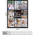 thumbnail image 2 of AISENIN Custom Best Friend Blanket with Photos Personalized Customized Blankets with Photos Picture Text Customized Gifts for Friend Birthday, 2 of 5