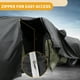 thumbnail image 4 of Funda para Coche Impermeable Unique Bargains para Todo Clima Protección Solar Lluvia Funda Exterior Completa para Kia e-Niro 2016-2023 210D-PU Negra con Franjas Reflectantes, 4 of 5